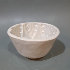 Vintage White Ceramic Jelly