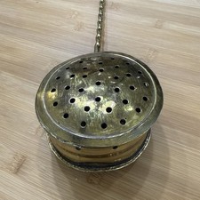 Vintage  Brass Bed Warmer-