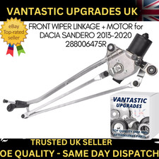 FRONT WIPER LINKAGE + MOTOR