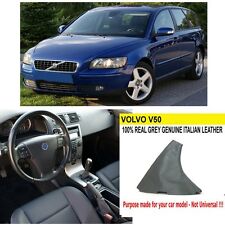 VOLVO V50 GENUINE LEATHER GREY GEAR GAITER SHIFT BOOT NEW