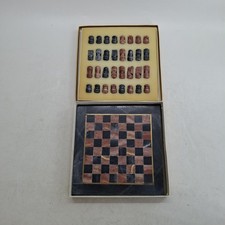 Chess Set Stone Marble Onyx