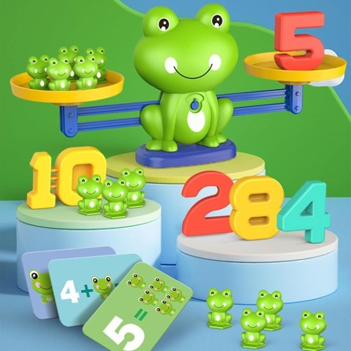 Frog balance scale math - scale, toys