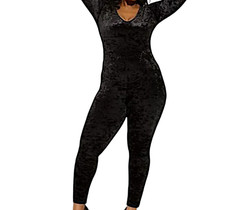 Torrid Black Crushed Velvet