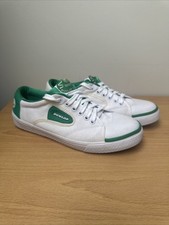 Dunlop Green Flash Trainers Size 9 Green White