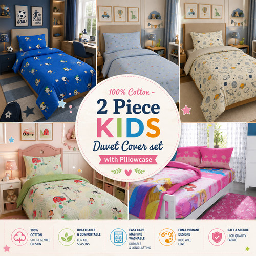 100 cotton kids duvet cover - kids,