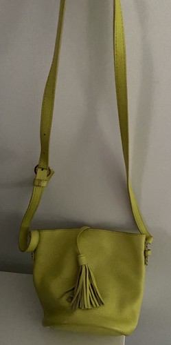 Boden small yellow leather