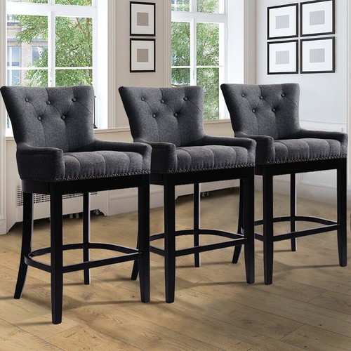 Linen bar stools high - 1/2x,