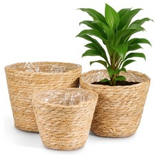 3X Seagrass Planter Basket