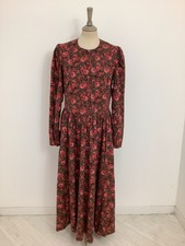 Vintage 1980s Laura Ashley dress retro floral cottagecore midi smock #V2 @TOT