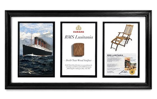 Lusitania deck chair artifact - deck,