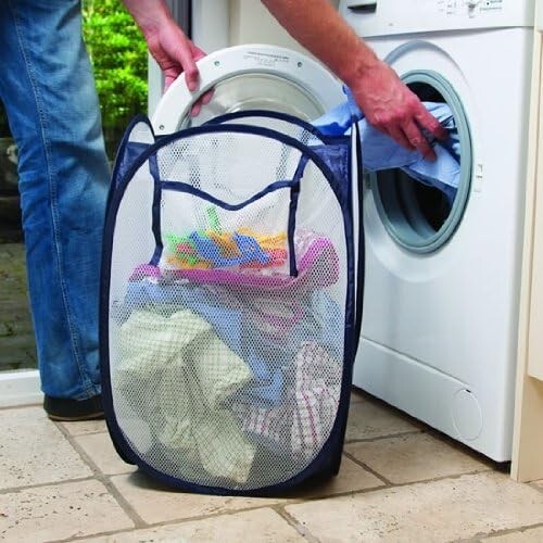 Laundry bag pop washing - bag, up