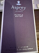ASPREY LONDON PURPLE WATER EAU DE COLOGNE  100ml