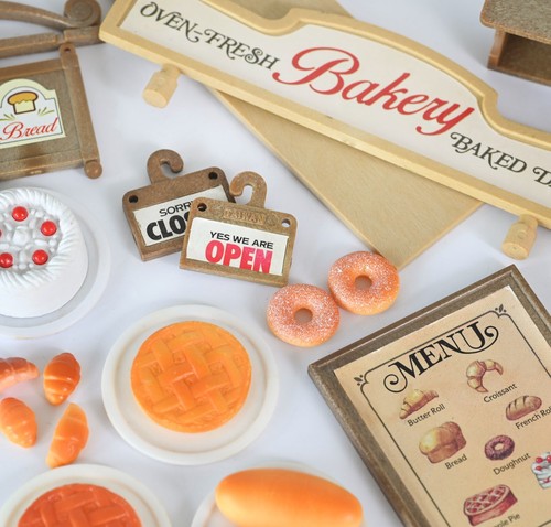 Sylvanian bakery spares sign - sylvanian,