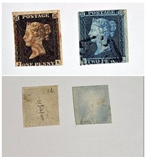Penny Black stamps Queen