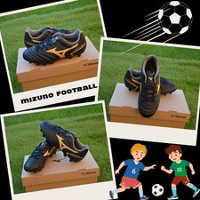 Kids Mizuno Monarcida Neo Football Boots New Black Sizes 2.5 4
