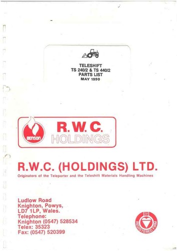 Rwc holdings teleshift - holdings,