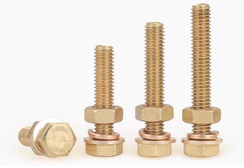 Brass hex bolts cap - cap, head