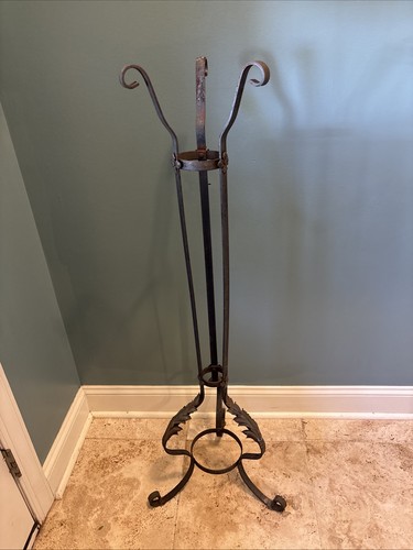 Vintage wrought iron plant - wrought,