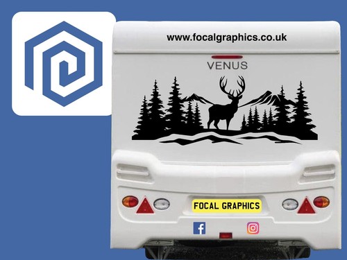 Large mountain forrest deer - large,