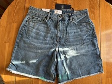 Jack Wills Mens Denim 90’s Fit Shorts Size 32w