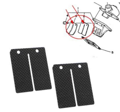 Reed valve carbon - reed, 2pcs