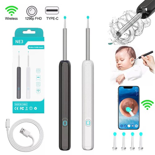 Ear wax remover - remover, camera