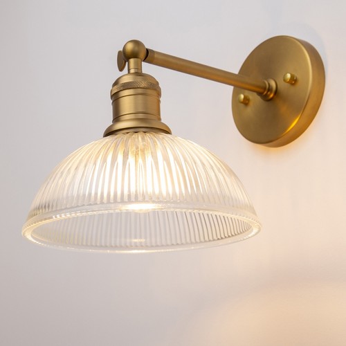 Vintage e27 wall sconce dome - vintage,