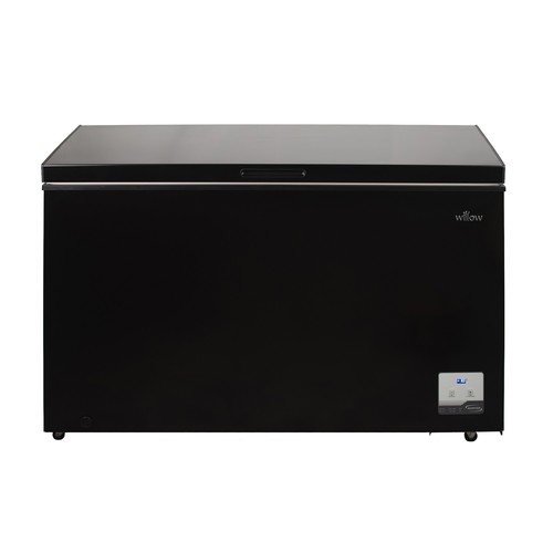 Chest freezer black - black, 380l