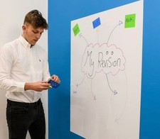 Magic Whiteboard A1 Sheet 2 White Board Roll For Wall Glass Door Sticky Dry Wipe