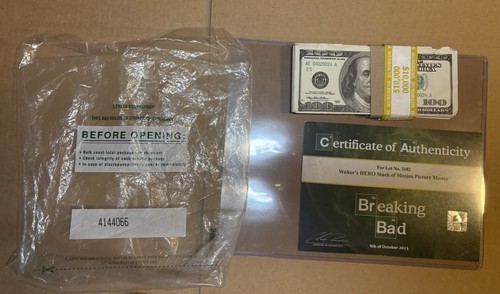 Breaking bad money prop sony - breaking,