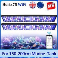 PopBloom H75 Marine Led Aquarium Lighting for Reef Coral 72" 180cm 6ft Fish Tank