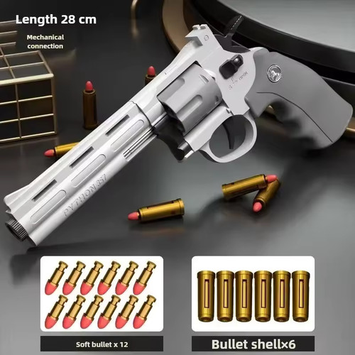 Revolver soft bullet toy gun - revolver,