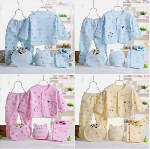 5pcs newborn baby - 0-3m,
