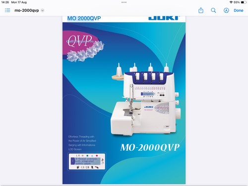 Juki overlocker top - overlocker., the