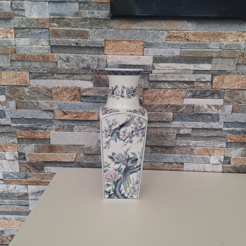 Oriental style vase with - style,
