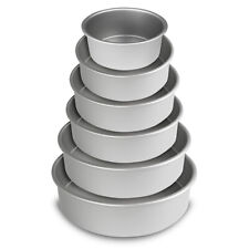 Cake Tins ROUND 4 Inch Deep PME Baking Pans 4" -16" Diameter Non-Stick Seamlesss