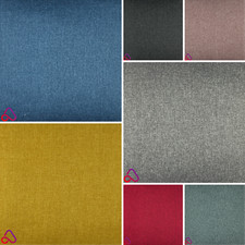 Herringbone Tweed Upholstery Fabric Wool Like Soft Cushion Curtain Throw Craft