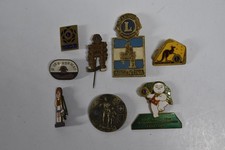 Vintage Lions Club Badges Lot