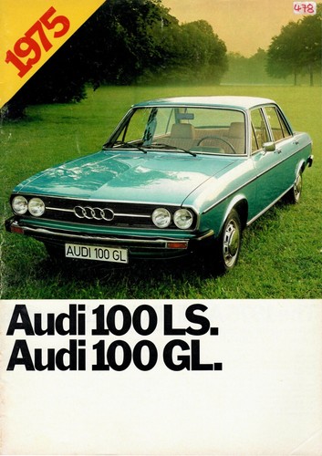 Audi 100 brochure gl - 100,