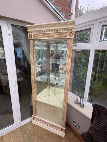 Italian corner curio display - italian,