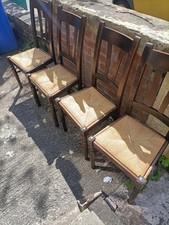 Set 4 Arts Craft Style  Chairs