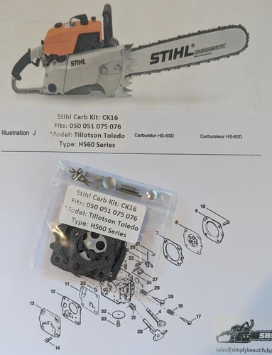 Stihl 075 076av - 076av, tillotson