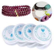 Clear Elastic Spool String Beading Cords For Necklace Bracelet Jewelry Line DIY