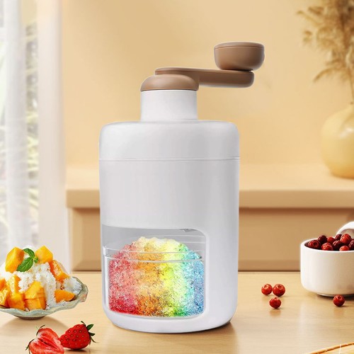 Portable crank ice - crank, crusher