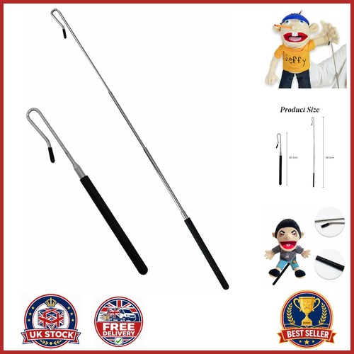 Black adjustable puppet arm - adjustable,