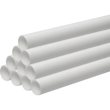 Waste pipe 1m WHITE GREY :32/40 mm diam: Push fit /compression or Solvent weld
