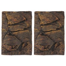 2pcs 3D Effect Reptile Tank Background Board Turtle Tank Background Decoration