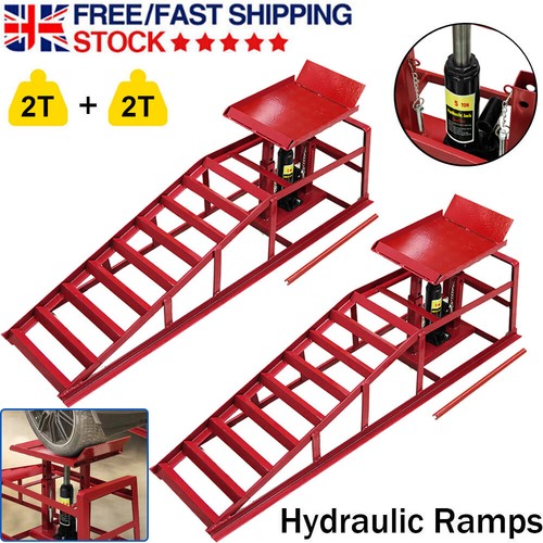 1pair hydraulic car - 1pair, ramps