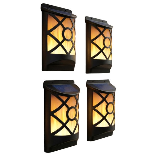 Flame effect solar wall - wall, light