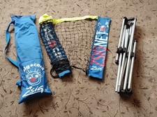 Zsig Tennis Net with Posts | 71cm High x 3m10cm Wide